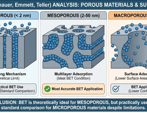 기공 크기에 따른 BET 분석 적용의 적합성